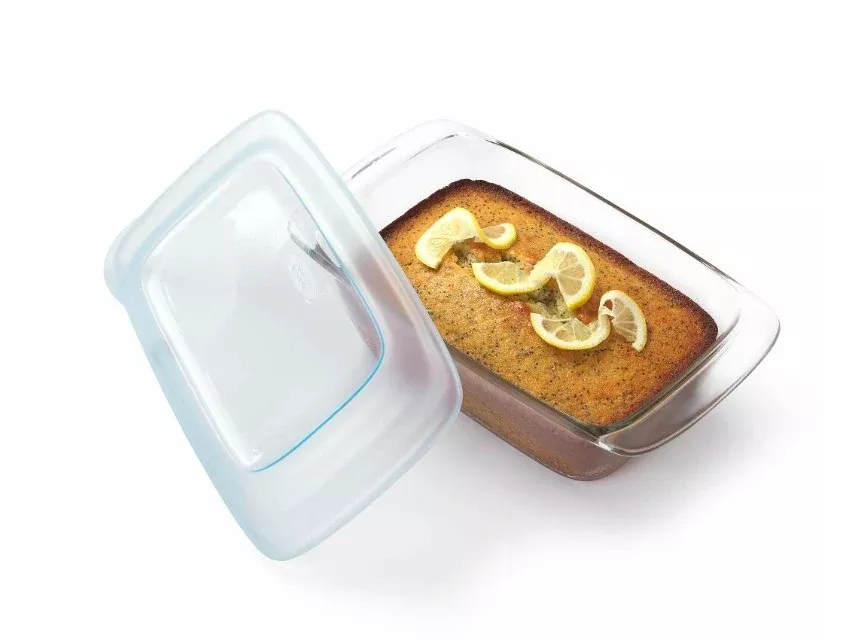 1-6-qt-loaf-glass-baking-dish-w-lid 1.6 qt Loaf Glass Baking Dish w/ Lid
