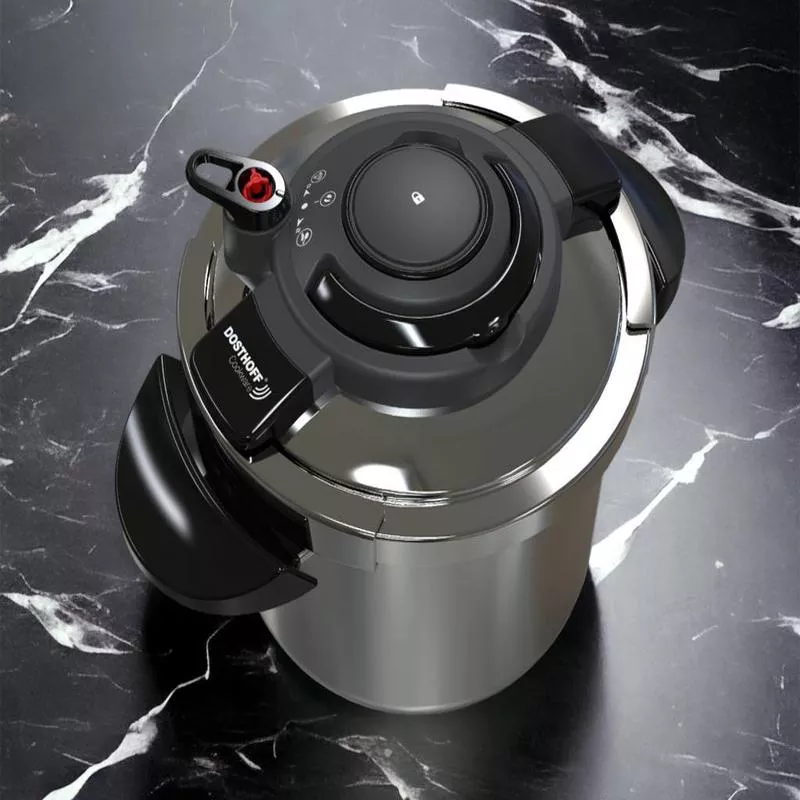 10l-dosthoff-easypress-ss-18-10-pressure-cooker 10L Dosthoff EasyPress SS 18/10 Pressure Cooker