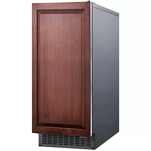 15-inches-wide-62-lb-built-in-undercounter-commercially-listed-indoor-outdoor-cl 15 inches wide 62 lb. built-in undercounter commercially listed indoor/outdoor clear icemaker with internal pump and panel-ready door