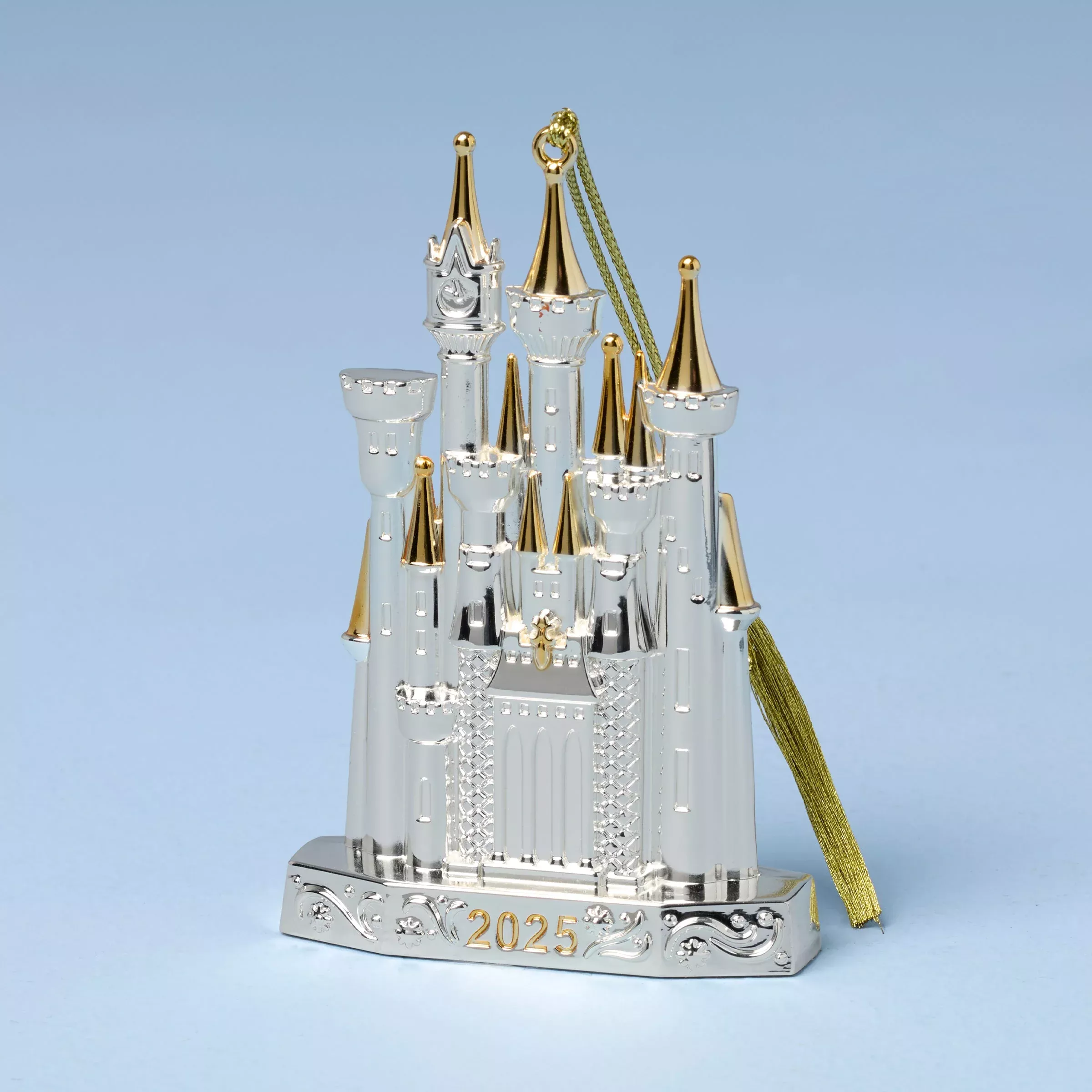 2025-cinderella-castle-silverplate-ornament 2025 Cinderella Castle Silverplate Ornament