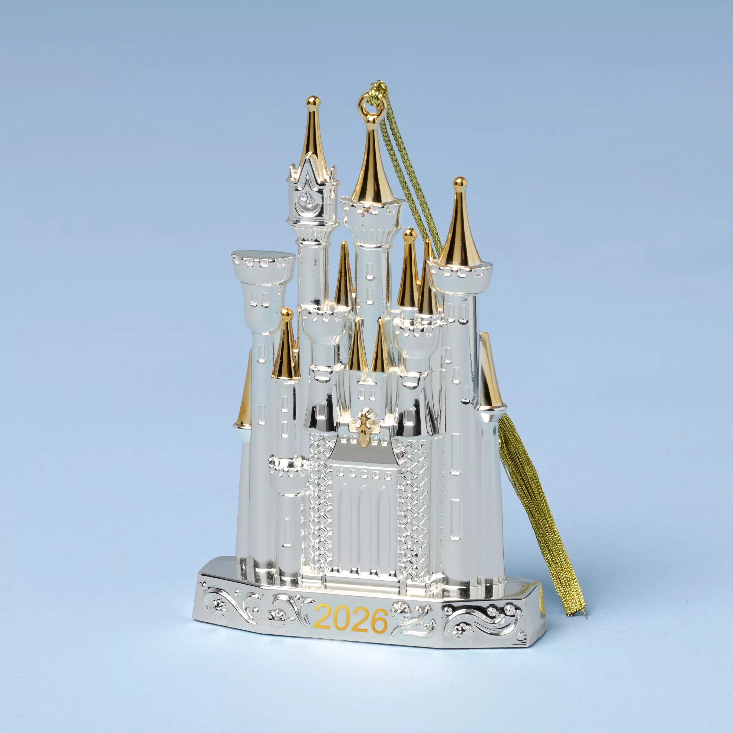 2026-cinderella-castle-silverplate-ornament 2026 Cinderella Castle Silverplate Ornament