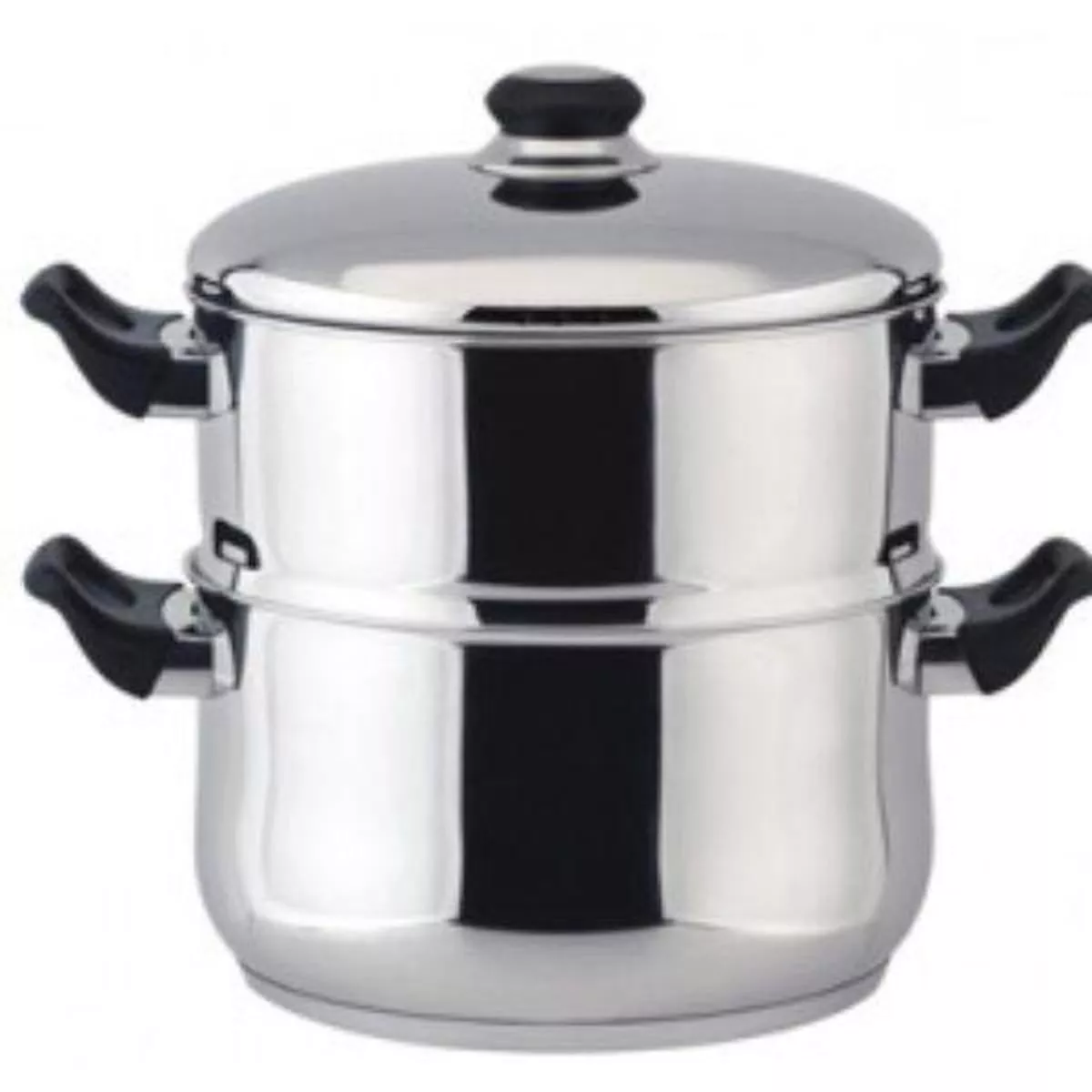 20cm-steelex-2-tier-steamer-set 20Cm Steelex 2 Tier Steamer Set