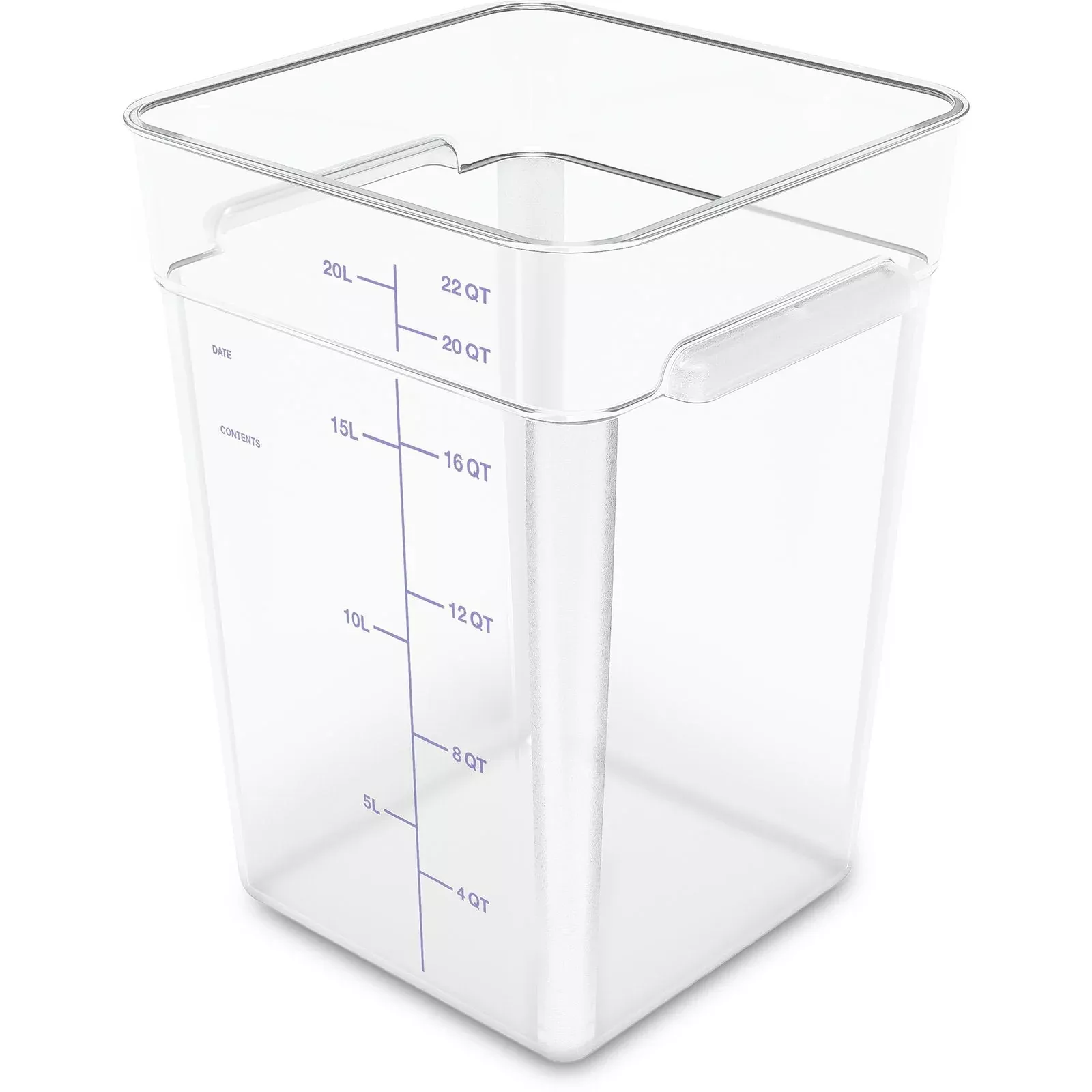 22-qt-clear-food-storage-container-1195607 22 Qt Clear Food Storage Container (1195607)