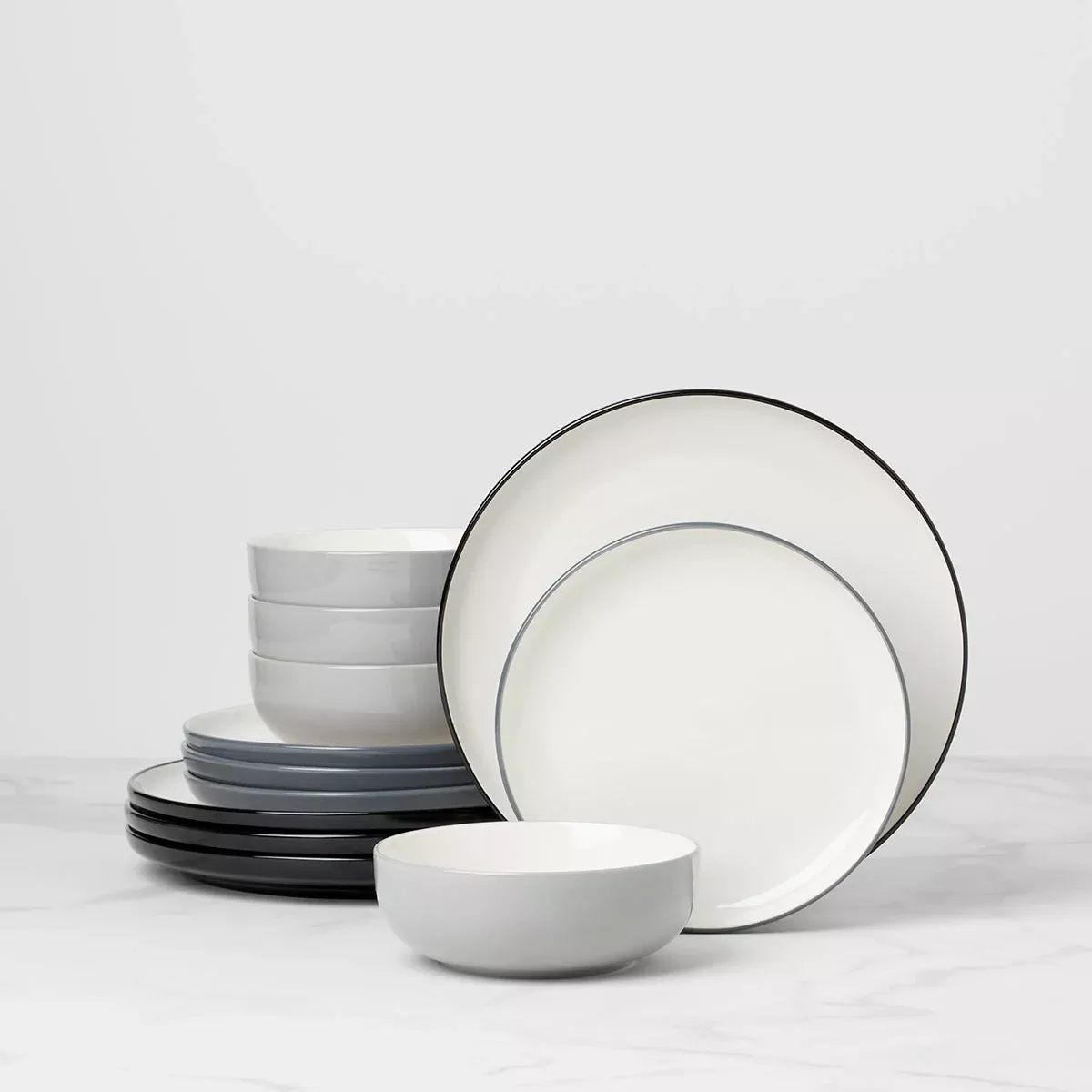 24-seven-colors-pumice-12-piece-dinnerware-set 24 Seven Colors Pumice 12-Piece Dinnerware Set