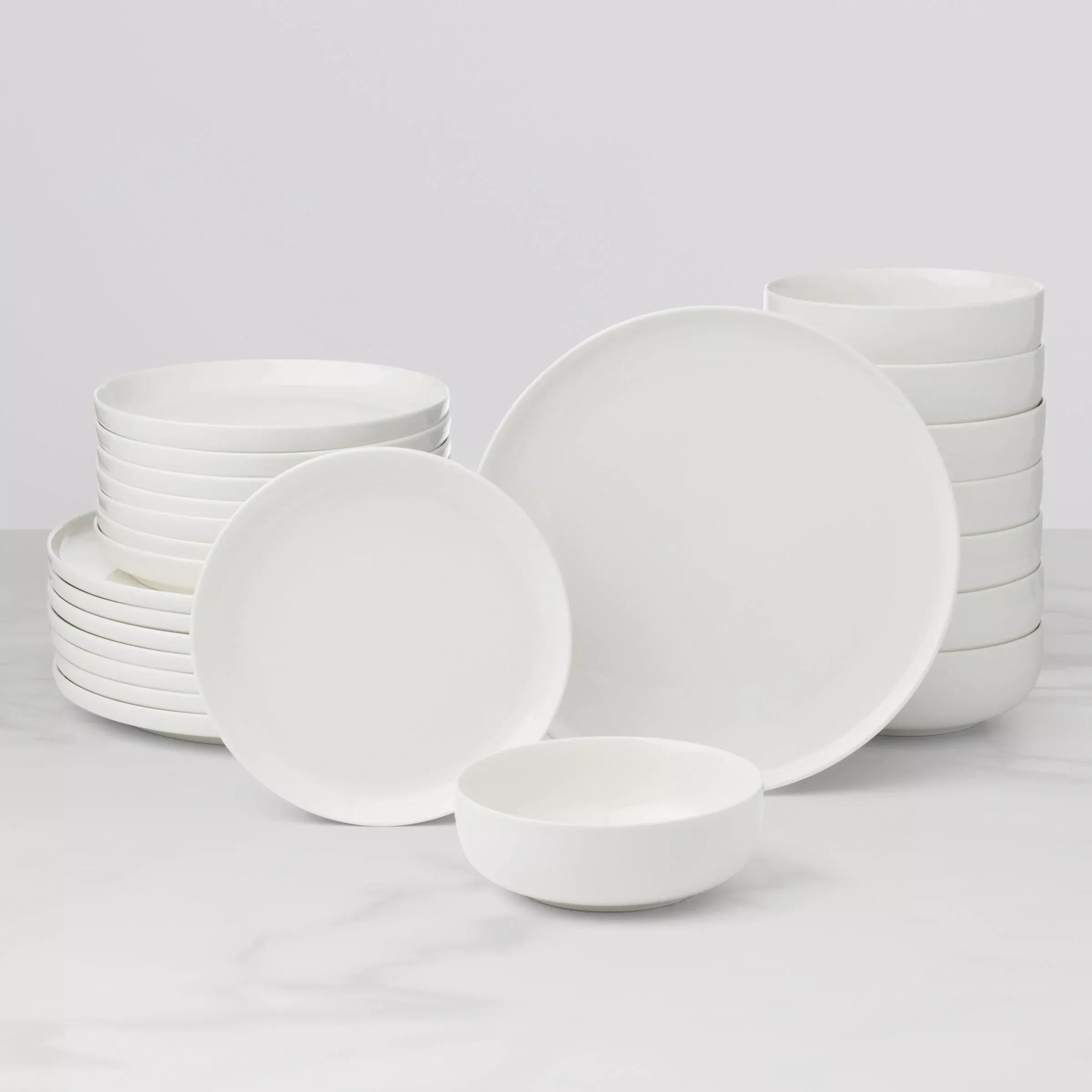 24-seven-white-24-piece-dinnerware-set 24 Seven White 24-Piece Dinnerware Set