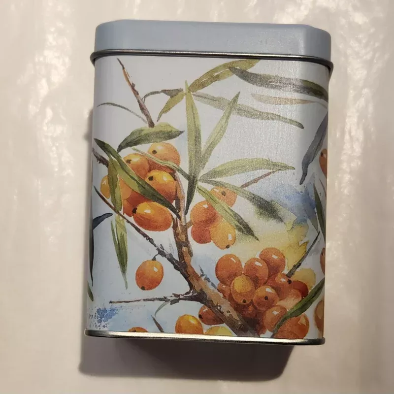 3-square-tin-fleurs-grey-yellow 3" Square Tin Fleurs Grey/Yellow