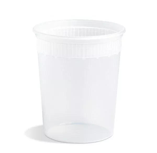 32-oz-clear-deli-container-combo-pack-250-case 32 oz Clear Deli Container Combo Pack 250/Case