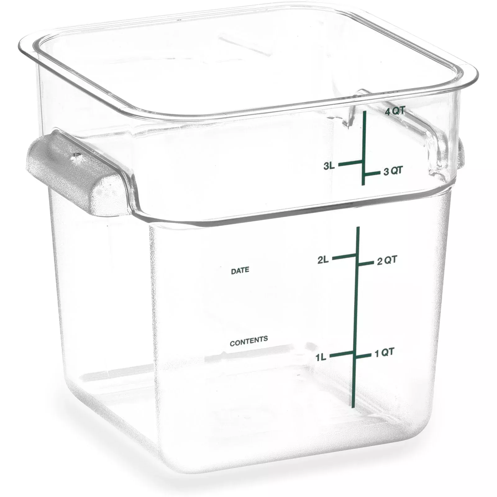 4-qt-clear-square-food-storage-container-1195107 4 Qt Clear Square Food Storage Container (1195107)