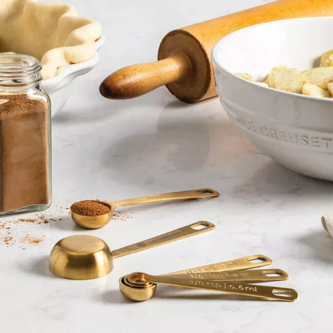 5-piece-measuring-spoon-set-gold 5-Piece Measuring Spoon Set Gold