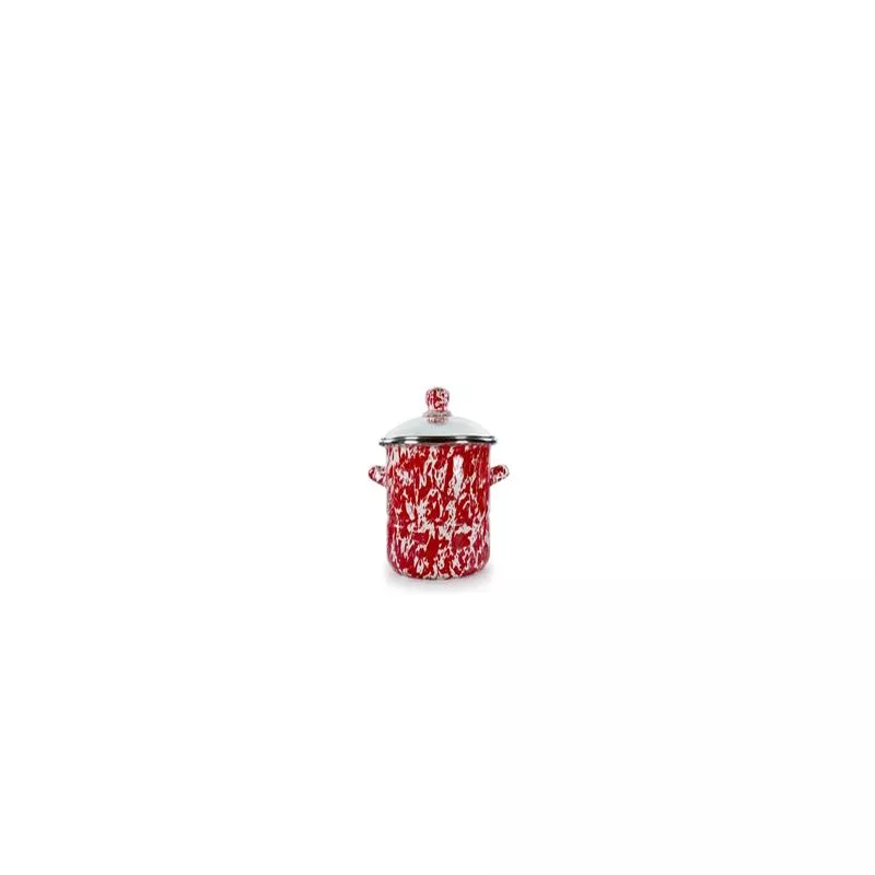 6-qt-stock-pot-red-swirl 6 Qt Stock Pot Red Swirl