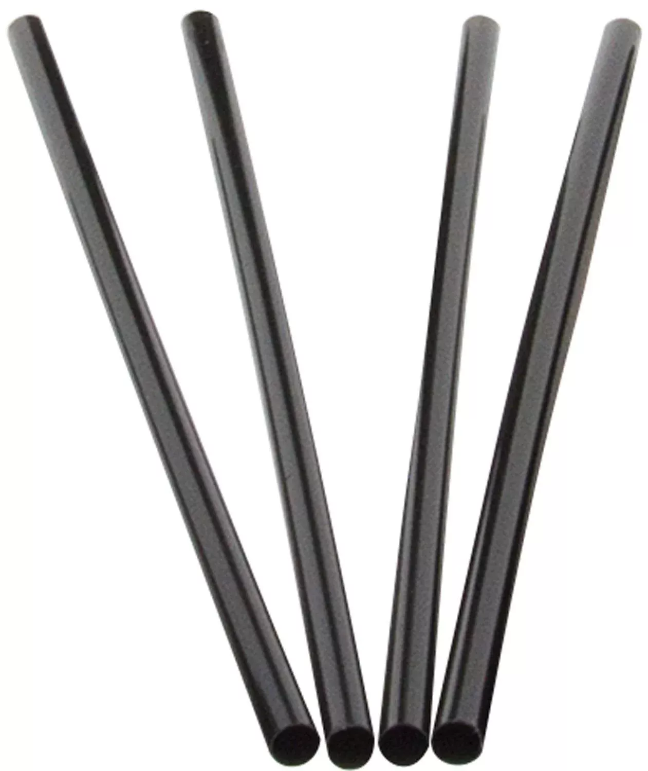 7-75-black-unwrapped-bio-plastic-6mm-straw 7.75" Black Unwrapped Bio-Plastic 6mm Straw