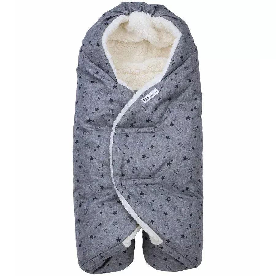 7am-enfant-nido-cloud-heather-grey-with-stars-large-6-18m-rebel 7AM Enfant Nido Cloud - Heather Grey With Stars - Large 6-18m – REBEL