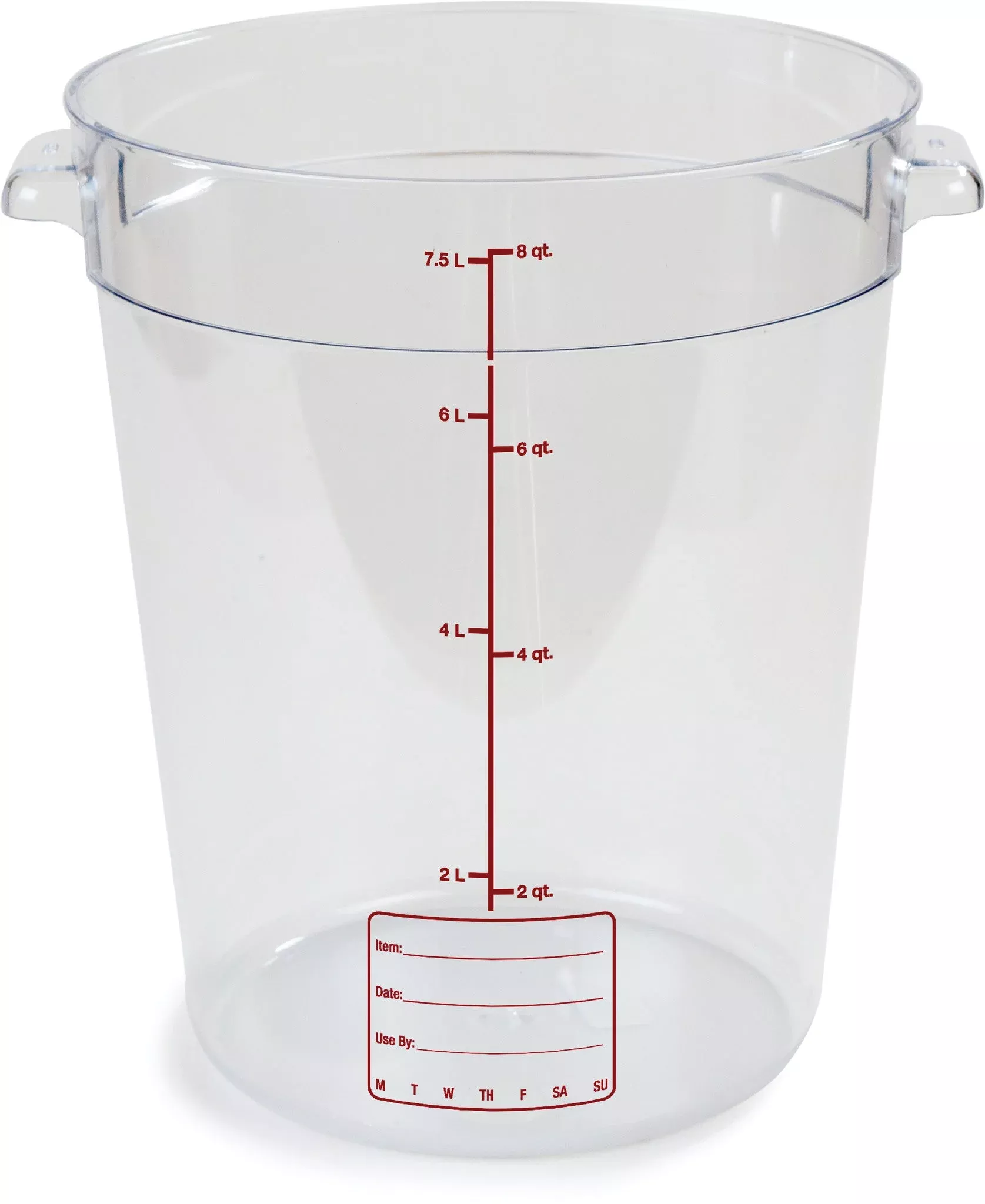 8-qt-round-clear-container-storplus-10766-07 8 Qt Round Clear Container Storplus (10766-07)