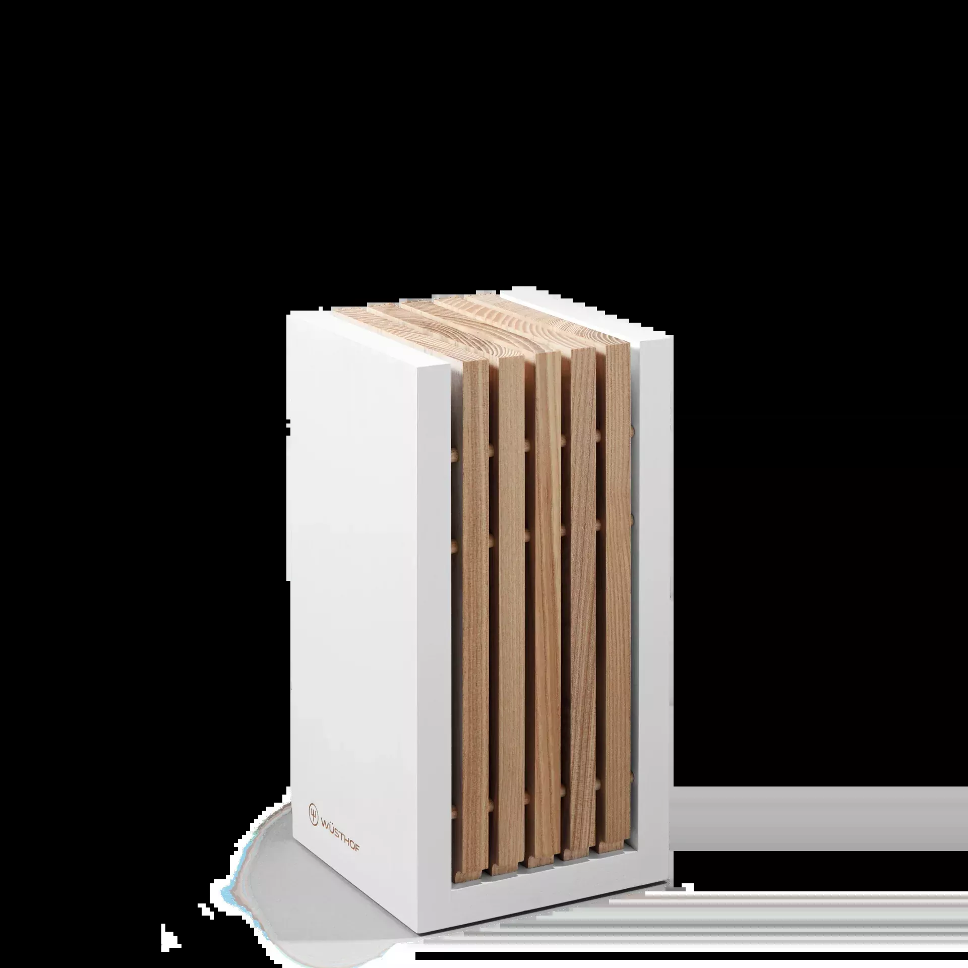8-slot-knife-block-white-ash-beech 8 slot Knife Block, White Ash and Beech
