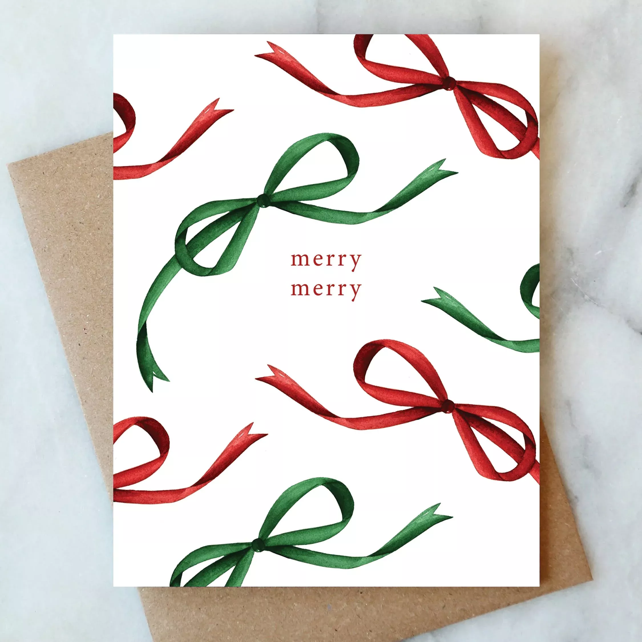 abigail-jayne-design-bows-holiday-card Abigail Jayne Design - Bows Holiday Card
