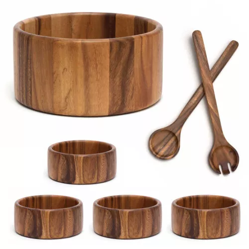 acacia-straight-side-salad-serving-set Acacia Straight Side Salad Serving Set