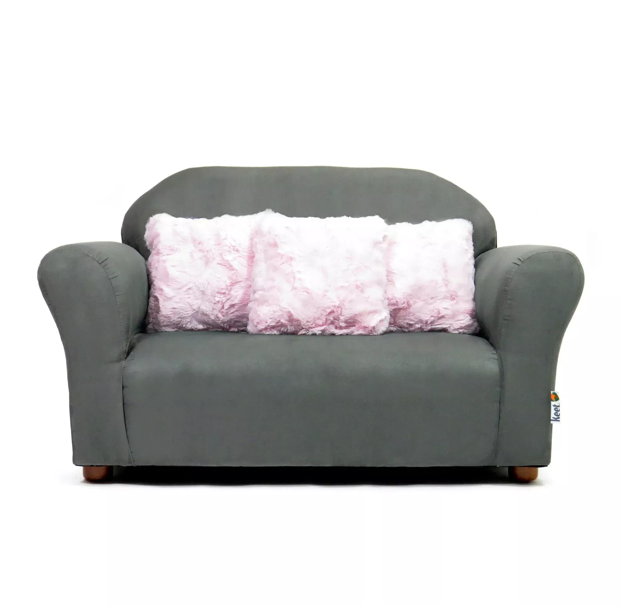 acinkeety-plush-sofa-microsuede-charcoal-pink-rebel Acinkeety Plush Sofa Microsuede - Charcoal/Pink – REBEL