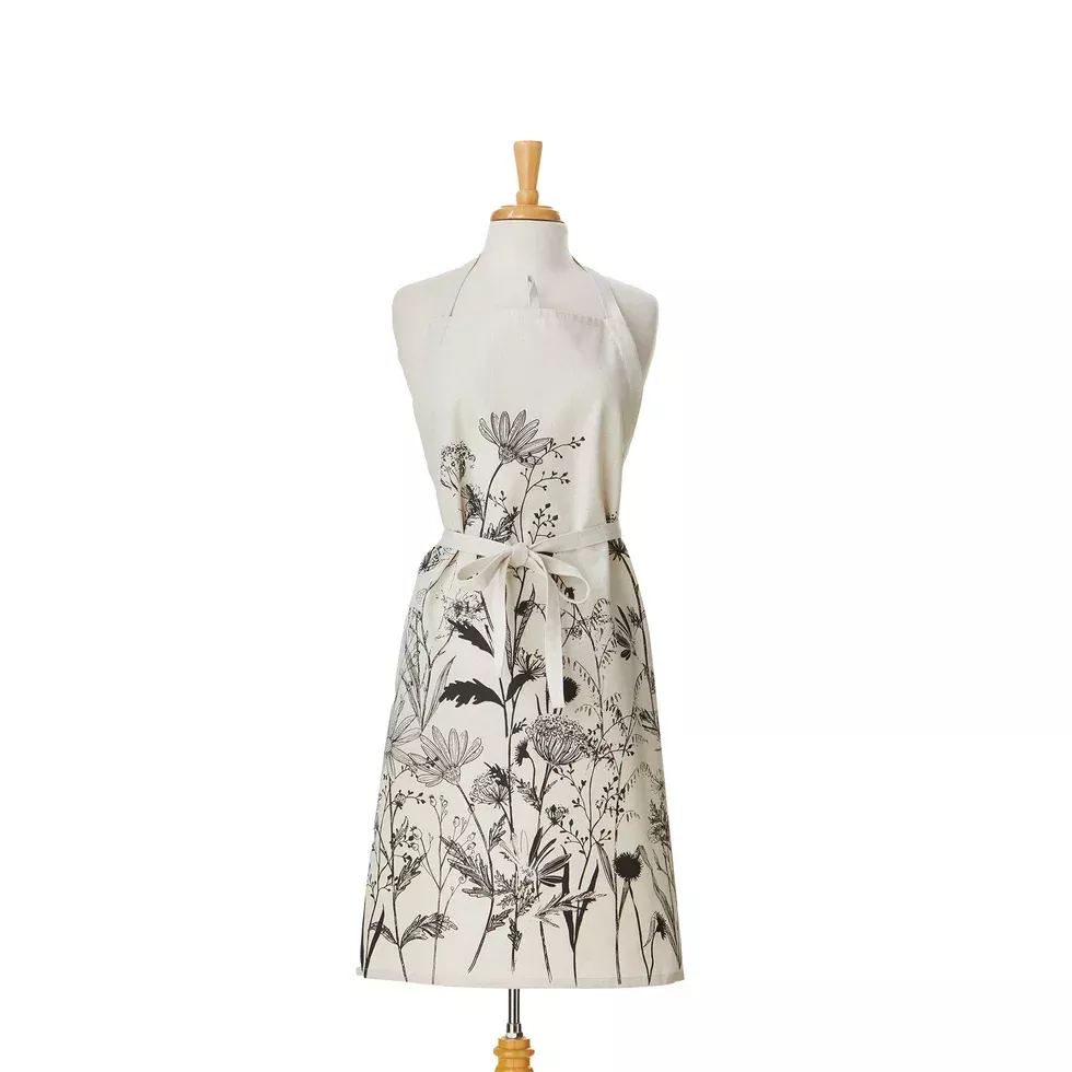 apron-black-botanical Apron Black Botanical