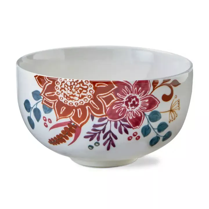 autumn-bloom-snack-bowl-stoneware Autumn Bloom Snack Bowl Stoneware