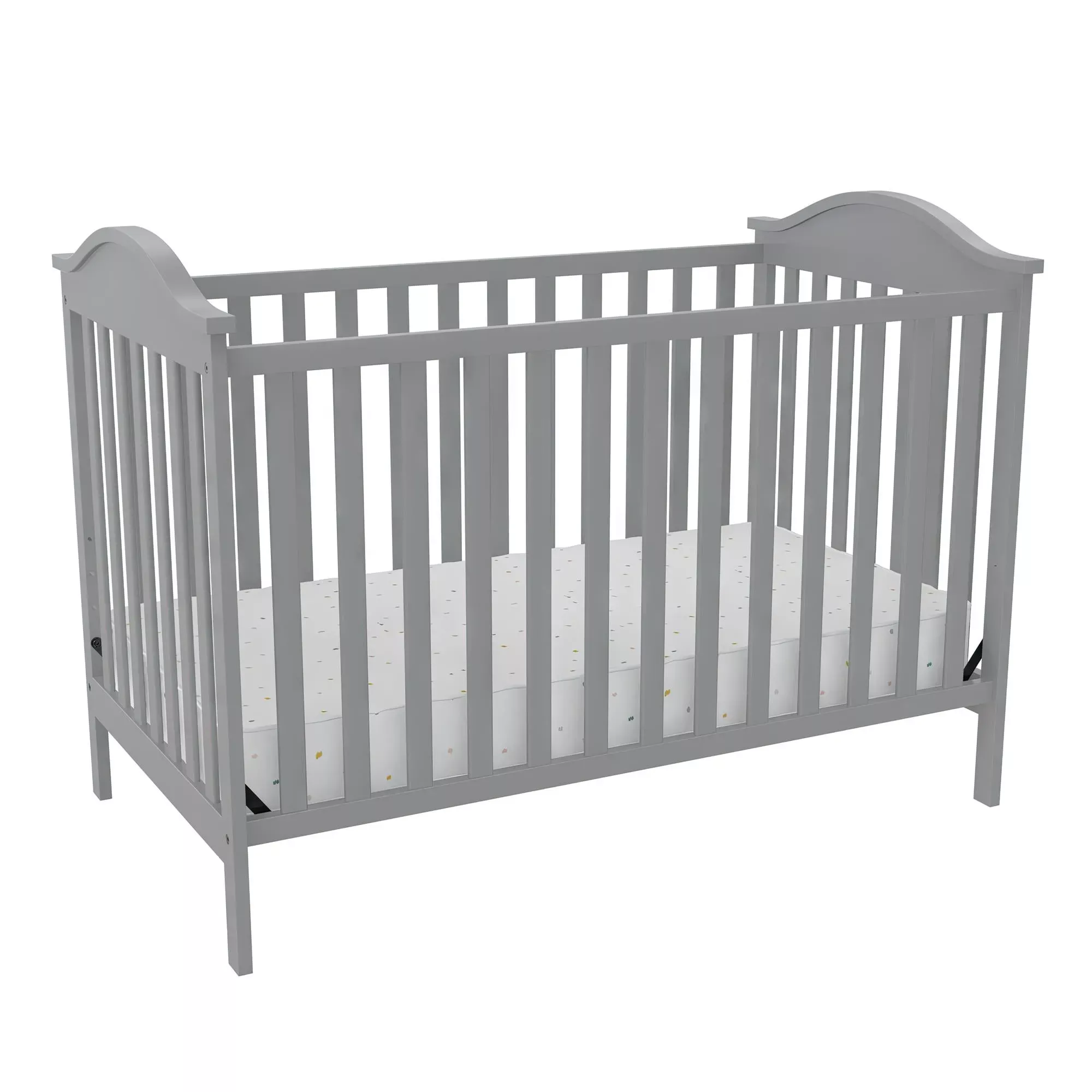 Baby Relax 3-in-1 Convertible Crib - Light Gray – REBEL