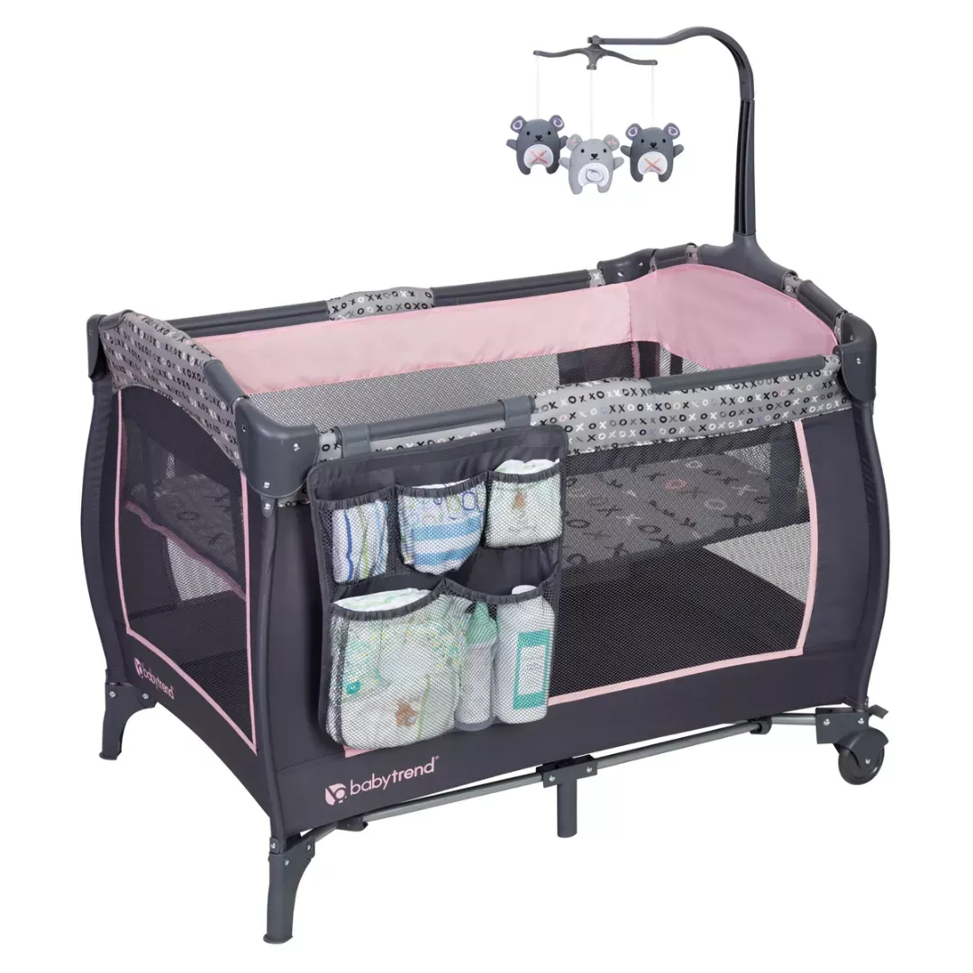Baby Trend Portable Pack and Play Bassinet - Starlight Pink – REBEL
