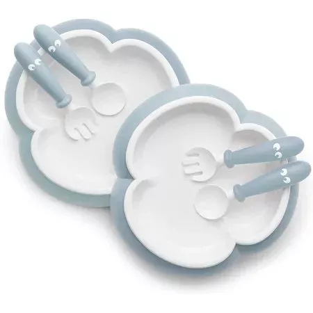 babybj-rn-baby-plate-spoon-fork-set-2-pieces-pastel-blue-rebel BabyBjörn Baby Plate, Spoon and Fork Set - 2 Pieces, Pastel Blue – REBEL