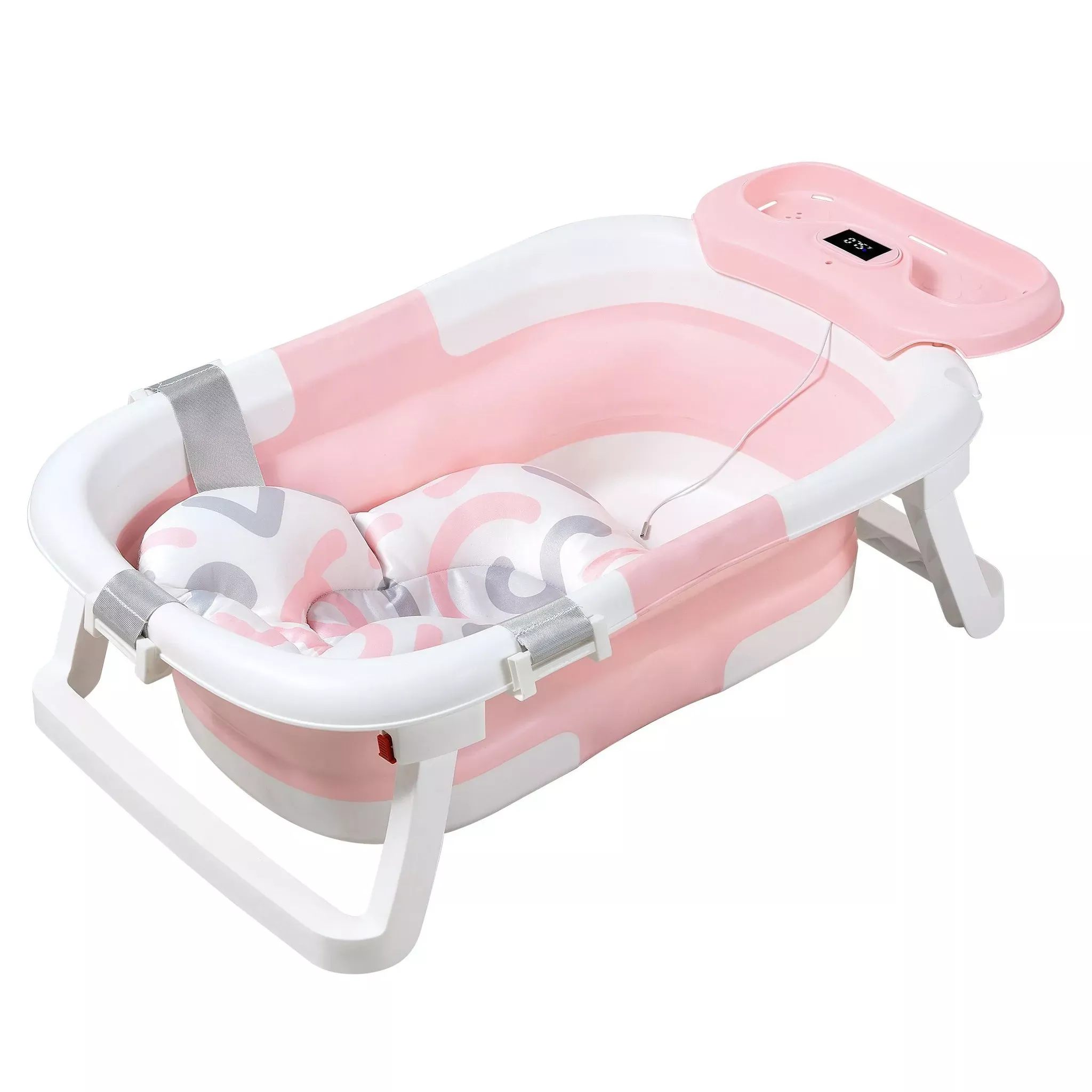 babybond-collapsible-baby-bathtub-with-thermometer-rebel BabyBond Collapsible Baby Bathtub with Thermometer – REBEL