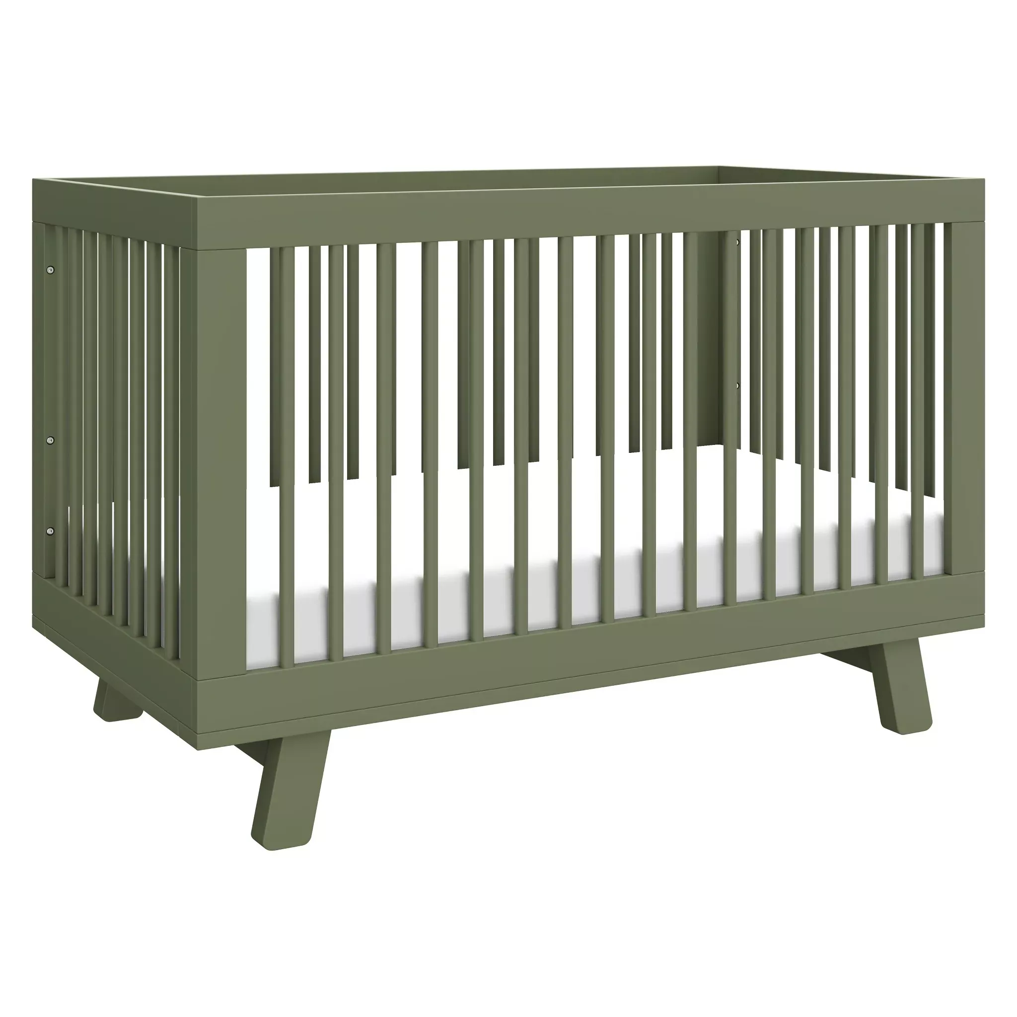 babyletto-hudson-3-in-1-convertible-crib-with-toddler-rail-olive-rebel Babyletto Hudson 3-in-1 Convertible Crib with Toddler Rail - Olive – REBEL