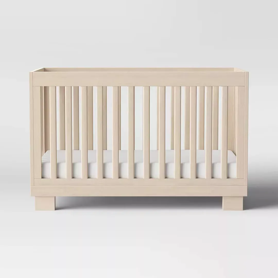 babyletto-modo-3-in-1-convertible-crib-with-toddler-bed-conversion-kit-washed-na Babyletto Modo 3 in 1 Convertible Crib with Toddler Bed Conversion Kit - Washed Natural – REBEL