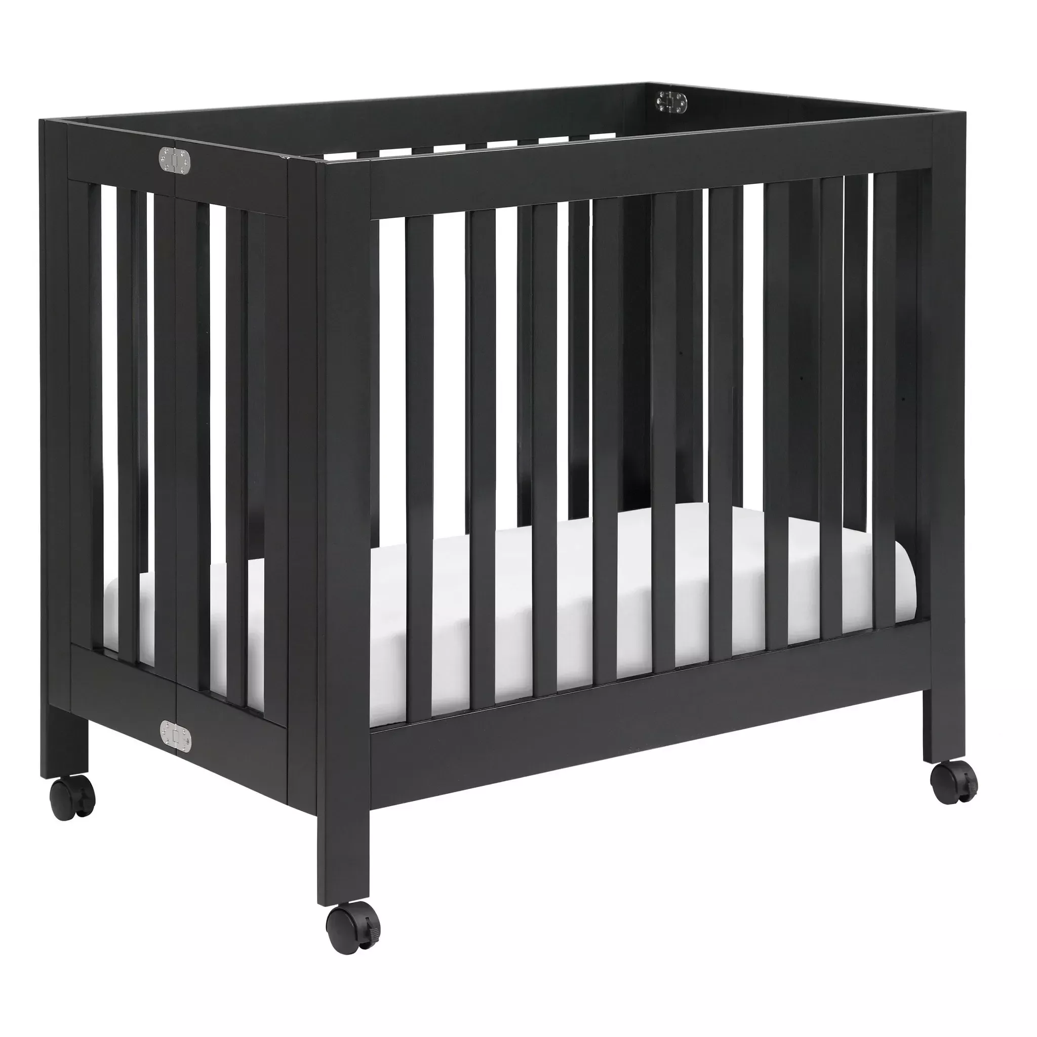 babyletto-origami-portable-mini-crib-black-rebel Babyletto Origami Portable Mini Crib - Black – REBEL