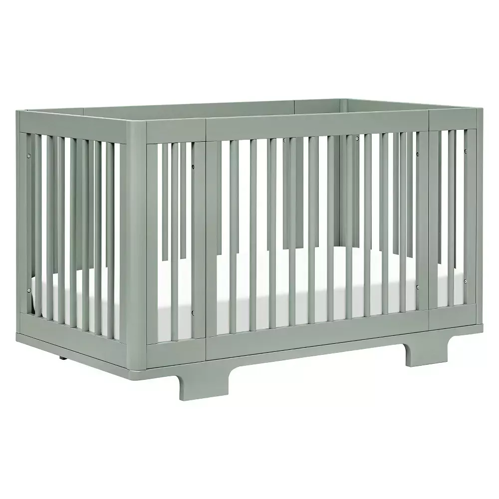 babyletto-yuzu-convertible-all-stages-crib-light-sage-rebel Babyletto Yuzu Convertible All-Stages Crib - Light Sage – REBEL