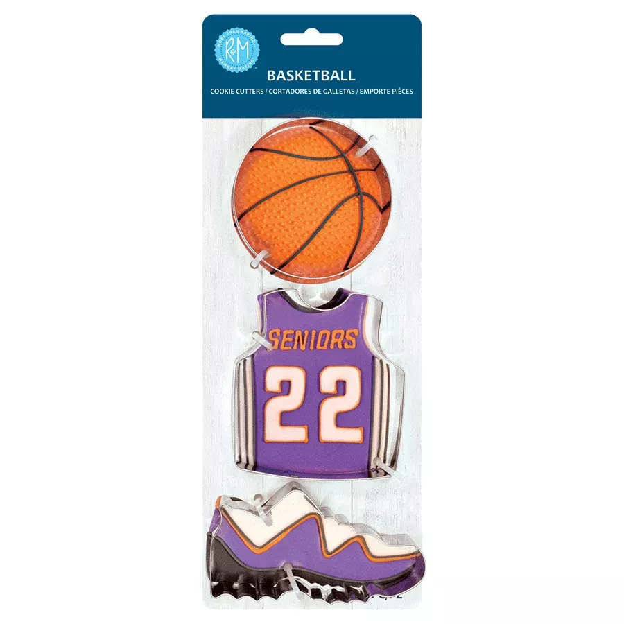 basketball-3-pc-cookie-cutter-set Basketball 3 Pc Cookie Cutter Set