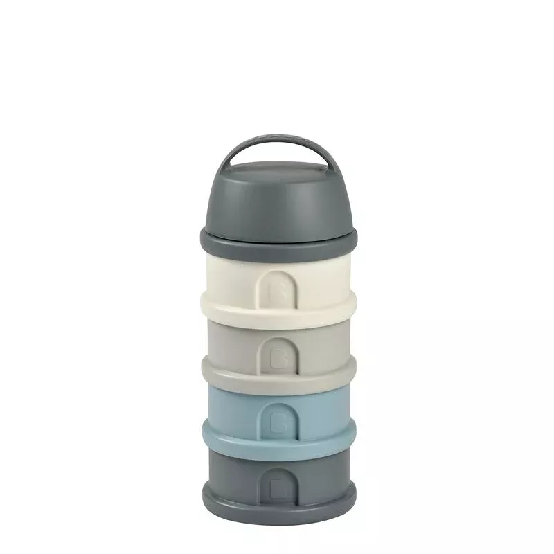beaba-formula-snack-container-mineral-grey-blue-see-description-rebel Beaba Formula & Snack Container - Mineral grey / blue (See Description) – REBEL