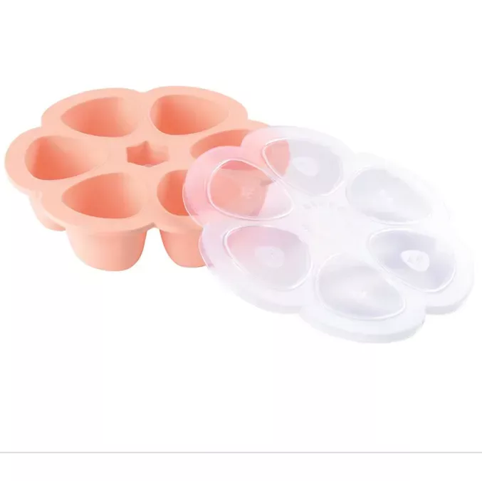 beaba-multiportions-silicone-containers-6-x-150ml-pink-rebel Beaba Multiportions Silicone Containers 6 X 150ml - Pink – REBEL