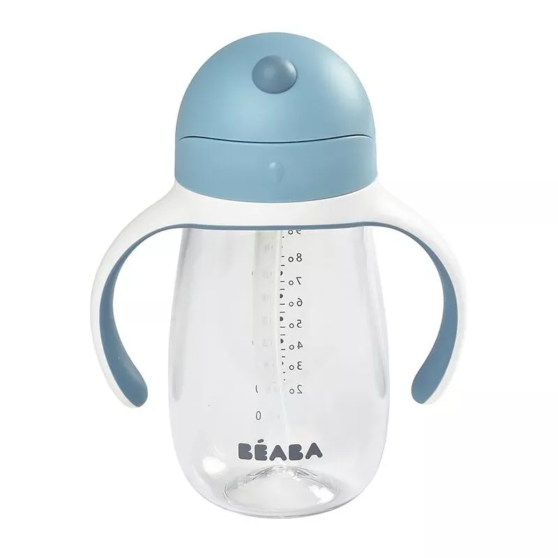 beaba-straw-cup-10-1-fl-oz-windy-blue-see-description-rebel Beaba Straw Cup 10.1 fl. oz. - Windy Blue (See Description) – REBEL