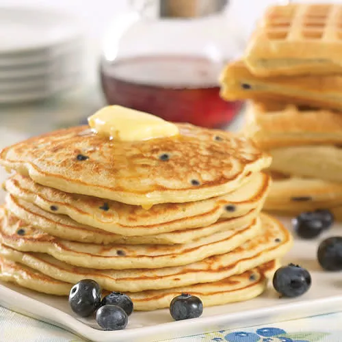 Blueberry Pancake & Waffle Mix, 16 oz Can