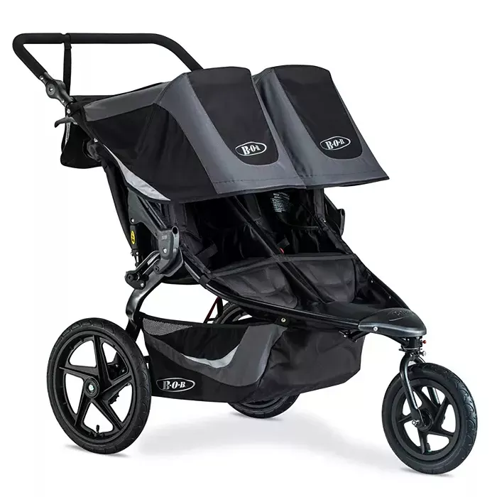 bob-gear-revolution-flex-3-0-duallie-jogging-stroller-graphite-black-rebel BOB Gear Revolution Flex 3.0 Duallie Jogging Stroller - Graphite Black – REBEL