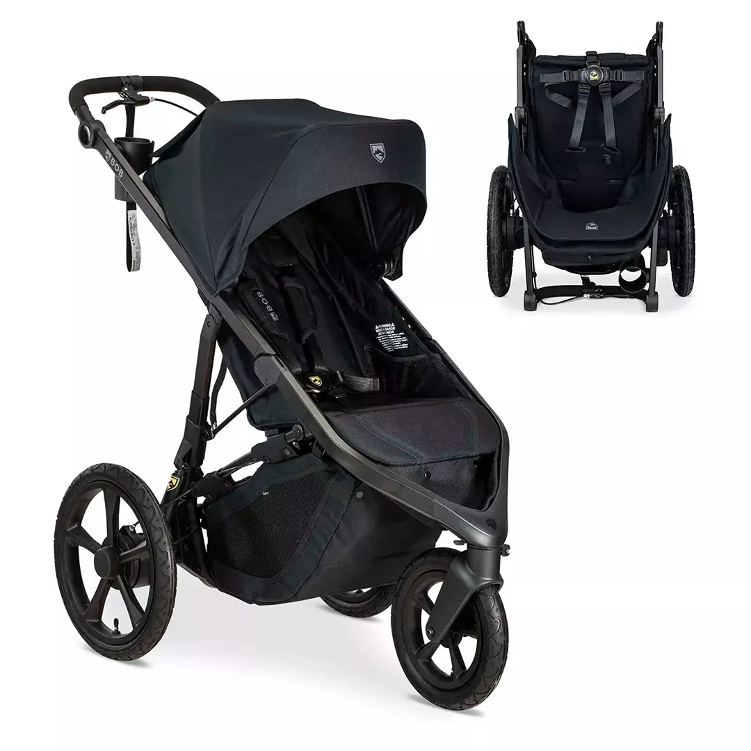 bob-gear-wayfinder-jogging-stroller-with-dual-suspension-air-filled-tyres-nightf BOB Gear Wayfinder Jogging Stroller with Dual Suspension and Air-Filled Tyres - Nightfall – REBEL