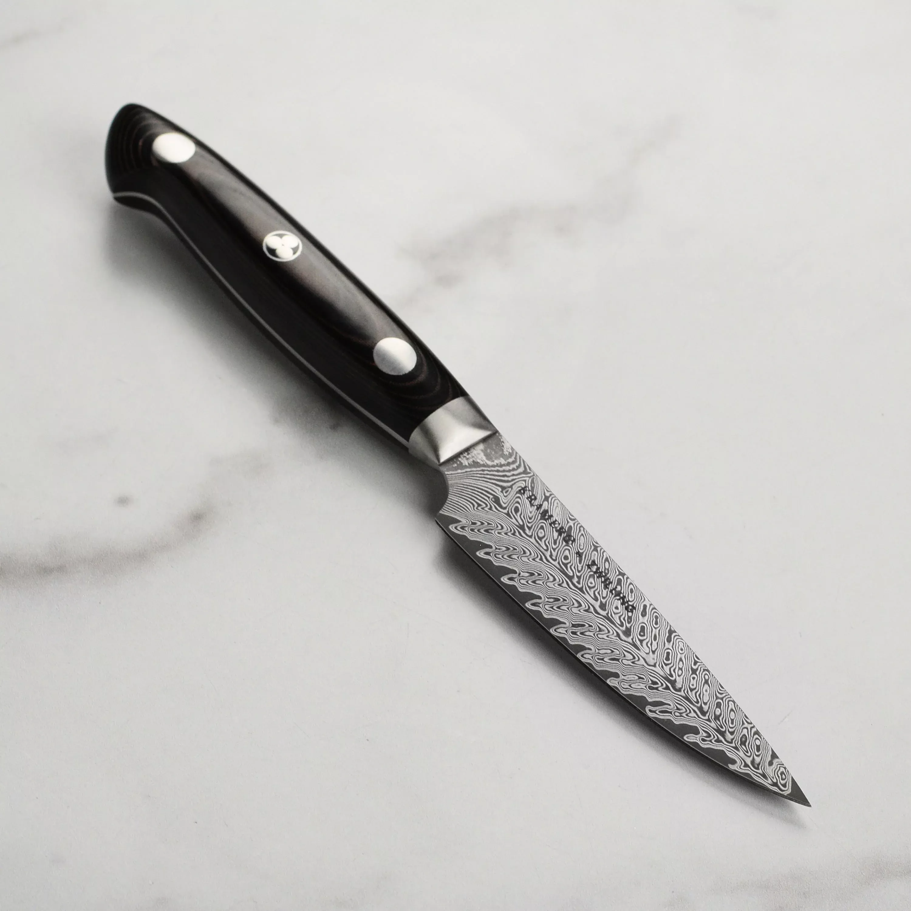 bob-kramer-stainless-damascus-paring-knife-3-5 Bob Kramer Stainless Damascus Paring Knife - 3.5"