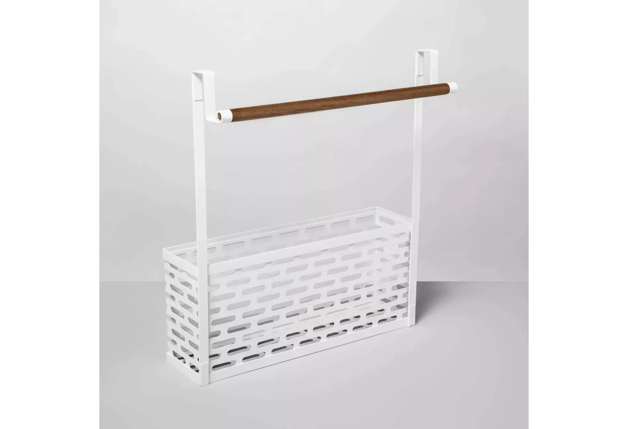 brightroom-punched-metal-over-door-organizer-white-rebel Brightroom Punched Metal Over The Door Organizer White – REBEL