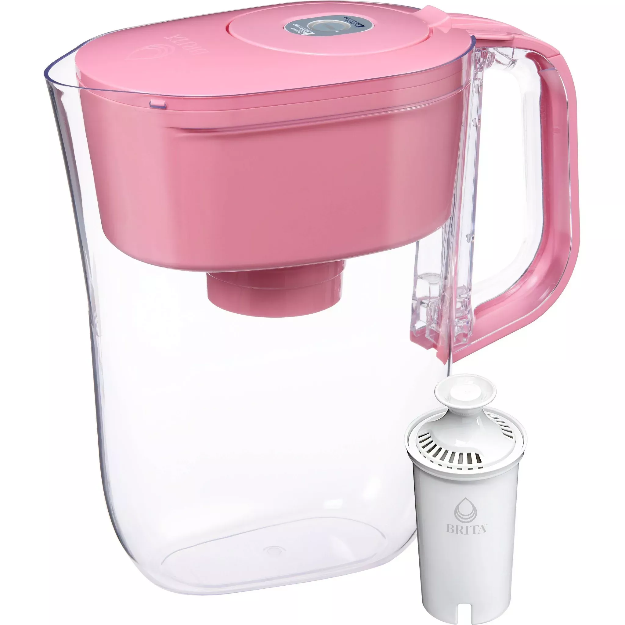 brita-6-cup-denali-water-pitcher-dispenser-pink-rebel Brita 6-Cup Denali Water Pitcher Dispenser - Pink – REBEL
