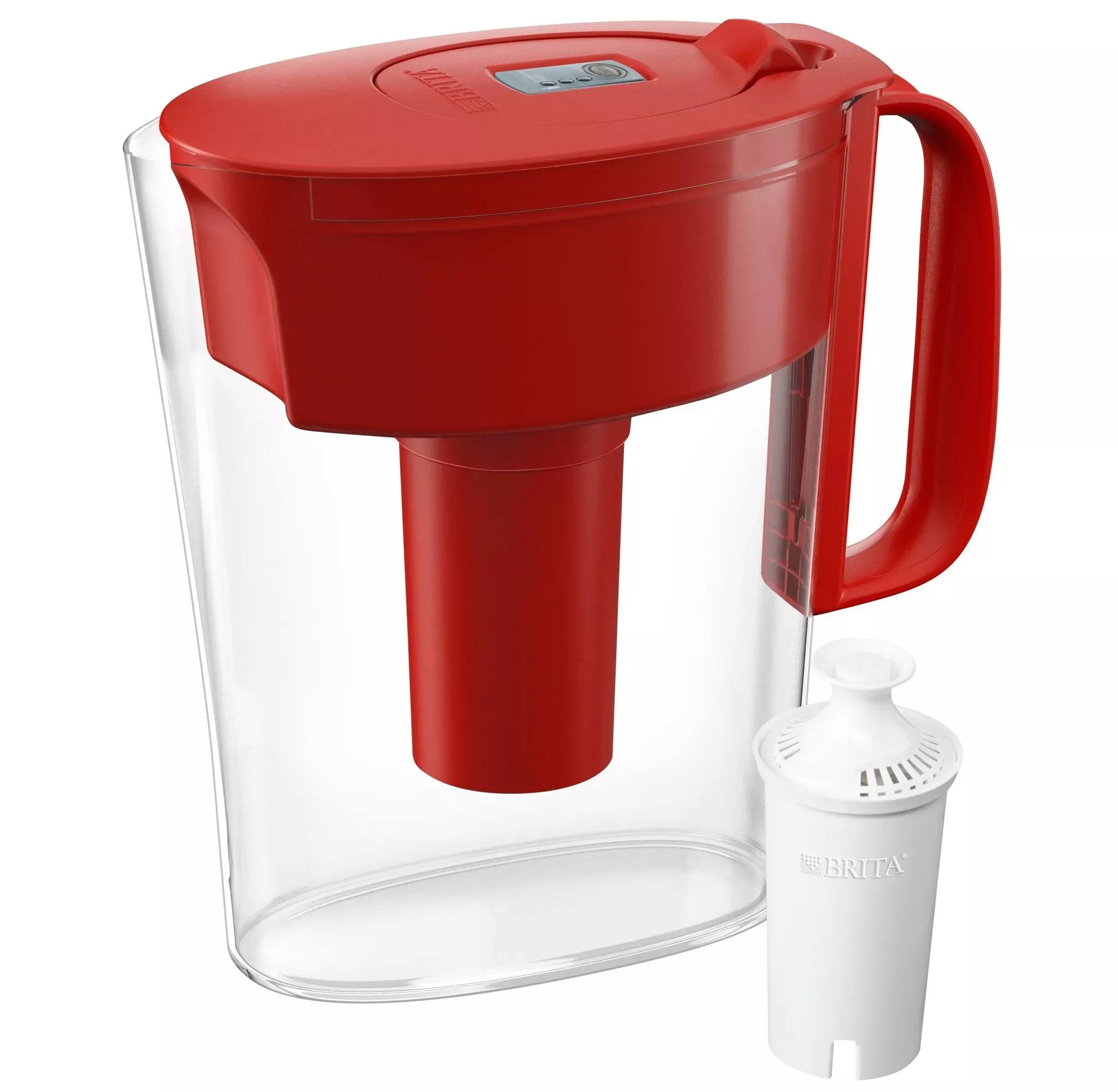 brita-6-cup-metro-water-pitcher-dispenser-red-rebel Brita 6-Cup Metro Water Pitcher Dispenser - Red – REBEL