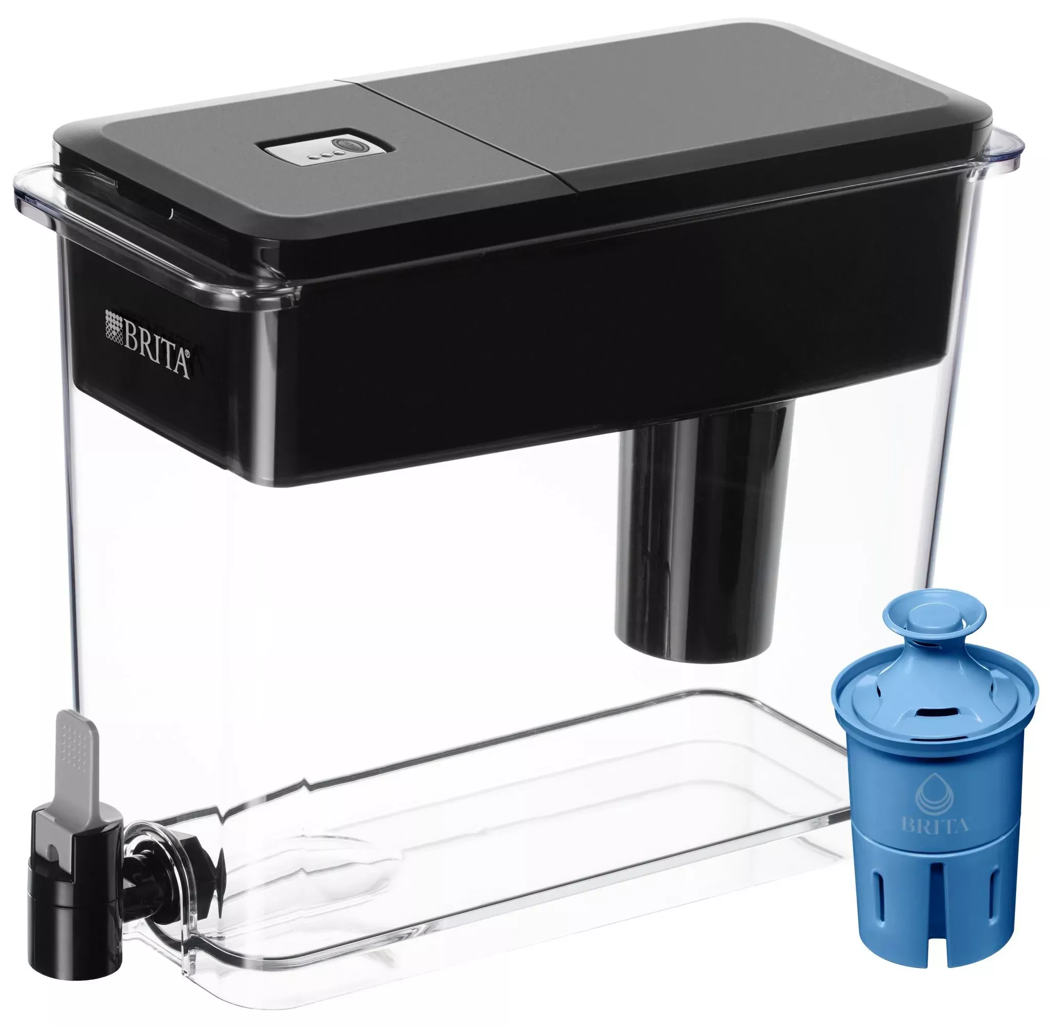 brita-extra-large-27-cup-ultramax-filtered-water-dispenser-with-filter-jet-black Brita Extra Large 27-Cup UltraMax Filtered Water Dispenser with Filter - Jet Black (See Description) – REBEL