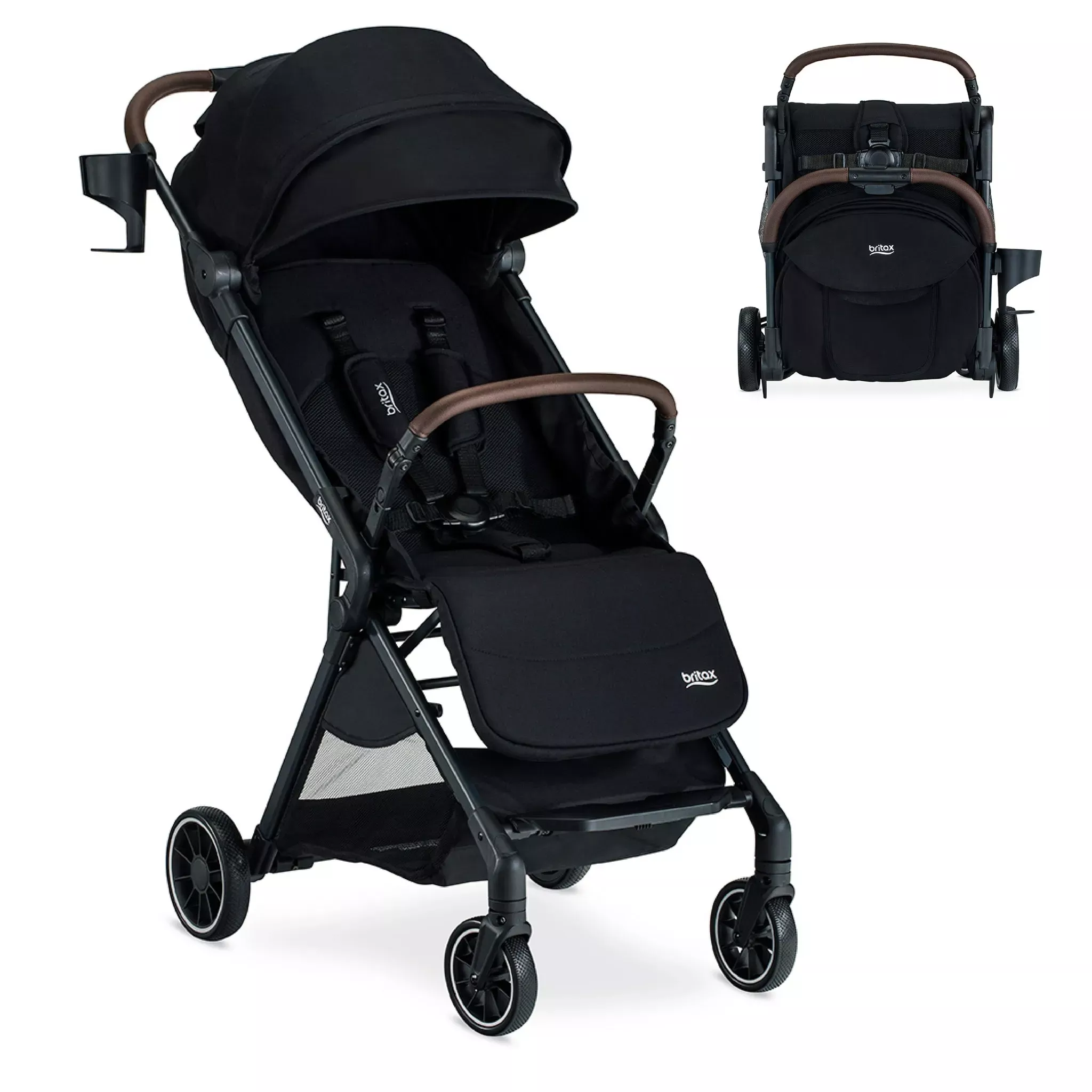britax-juniper-compact-stroller-lightweight-fold-go-design-raven-black-rebel Britax Juniper Compact Stroller, Lightweight Fold-and-Go Design - Raven Black – REBEL