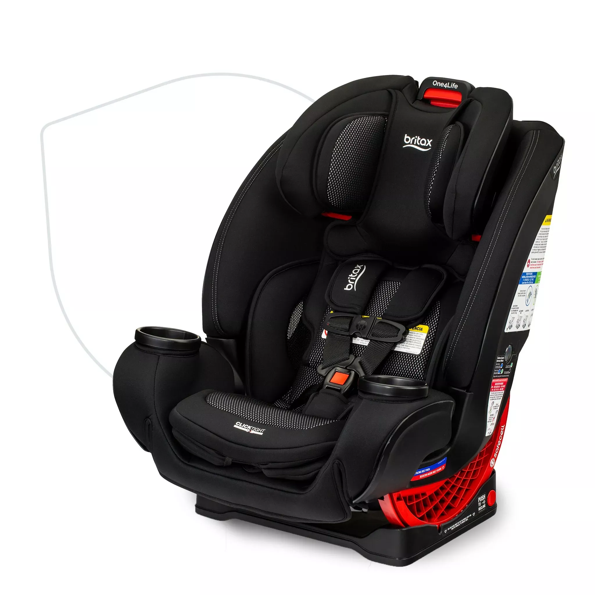 Britax One4Life ClickTight Convertible Car Seat - Cool Flow Carbon – REBEL