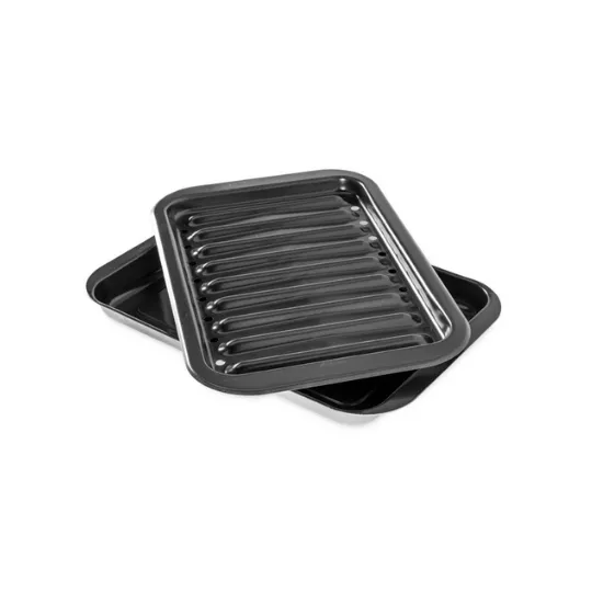 broiler-pan-oven-grill-9-x-13 Broiler Pan for Oven/Grill 9" x 13"