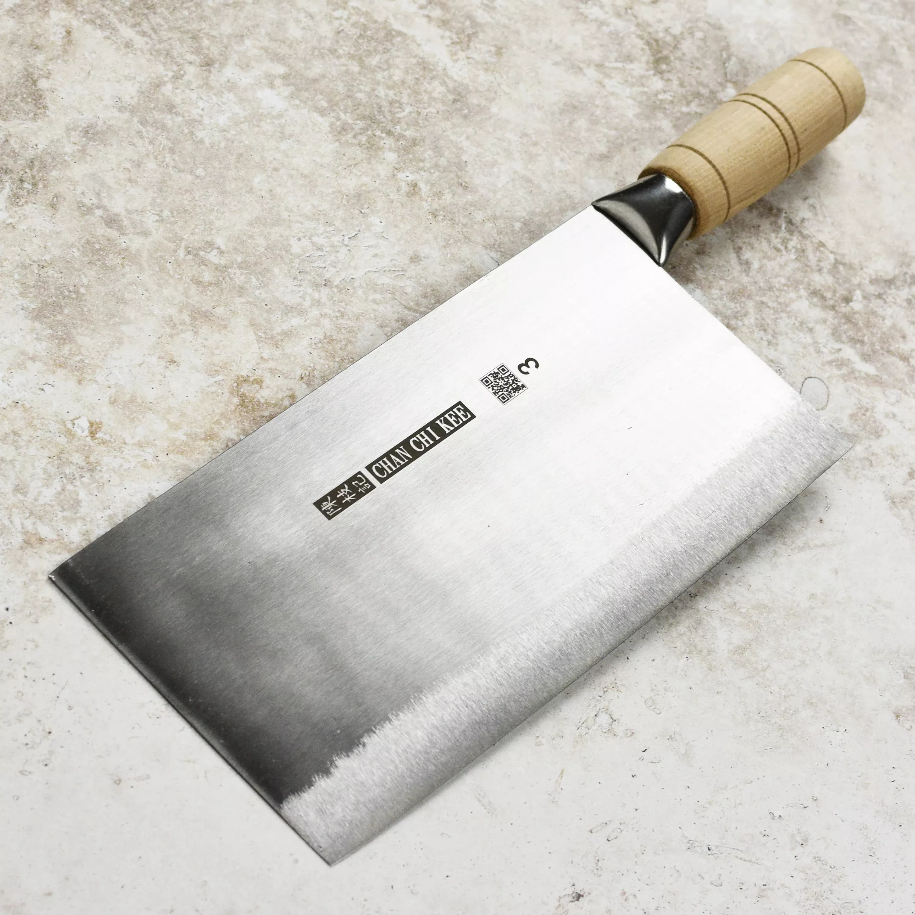 cck-large-slicer-9-chinese-cleaver-polished-carbon-steel-chan-chi-kee-kf1103 CCK Large Slicer 9" Chinese Cleaver, Polished Carbon Steel, Chan Chi Kee KF1103