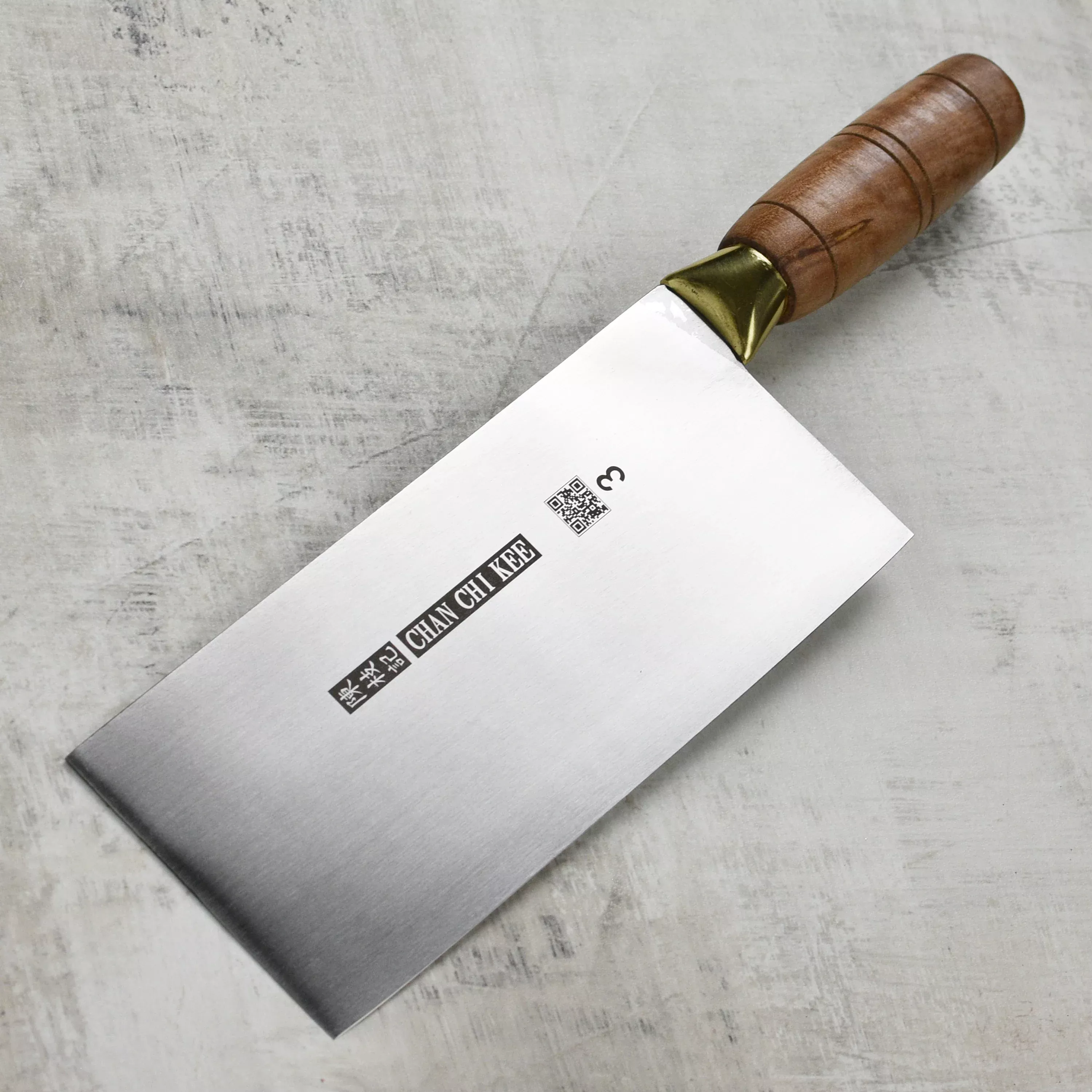 cck-small-slicer-stainless-steel-7-5-chinese-cleaver-by-chan-chi-kee-kf1913 CCK Small Slicer Stainless Steel 7.5" Chinese Cleaver by Chan Chi Kee KF1913