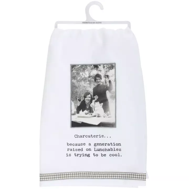 charcuterie-because-lunchables-kitchen-towel Charcuterie Because Lunchables Kitchen Towel