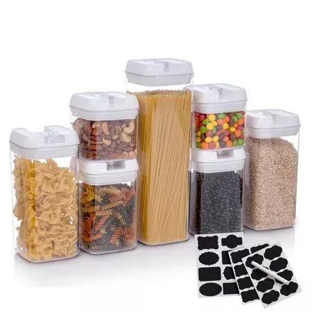cheer-collection-set-7-airtight-food-storage-containers-white-rebel Cheer collection Set of 7 Airtight Food Storage Containers - White – REBEL